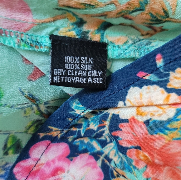 TOLANI Camila Silk Blouse XL - Picture 5 of 7